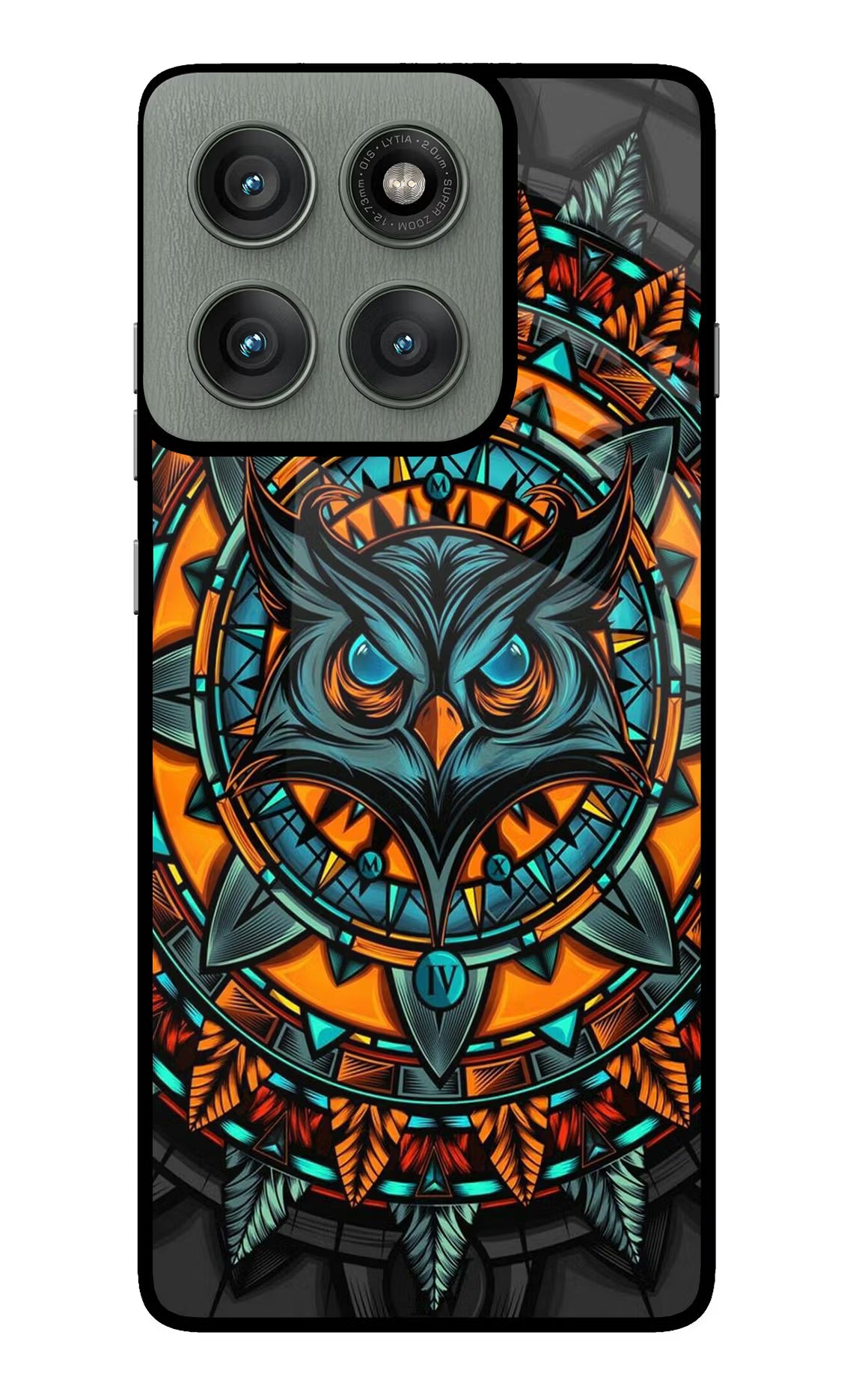 Angry Owl Art Case for Moto Edge 60 Pro by Casekaro