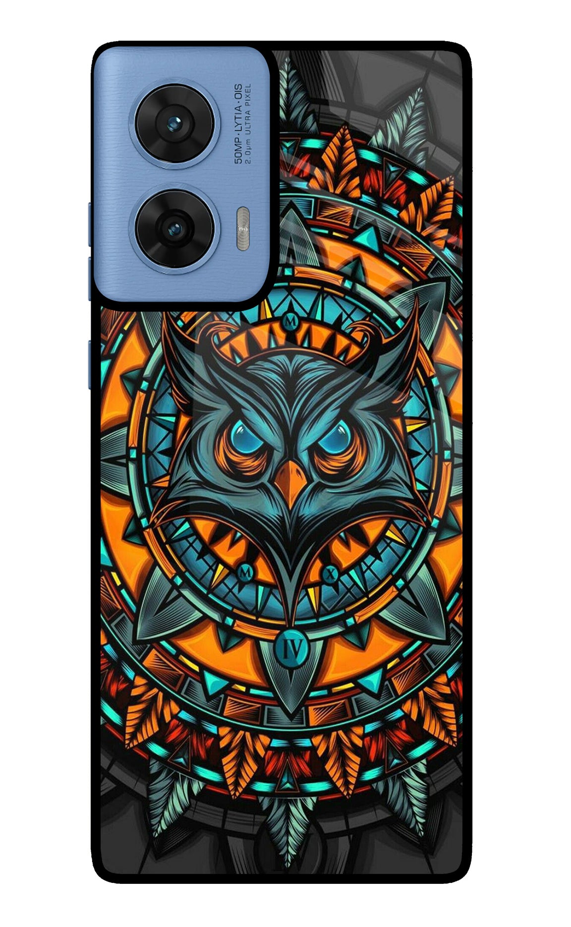 Angry Owl Art Case for Moto Edge 60 Fusion