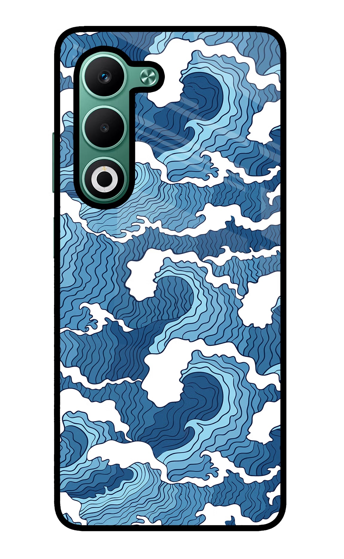 Blue Waves Case for Oppo A5 5G by Casekaro