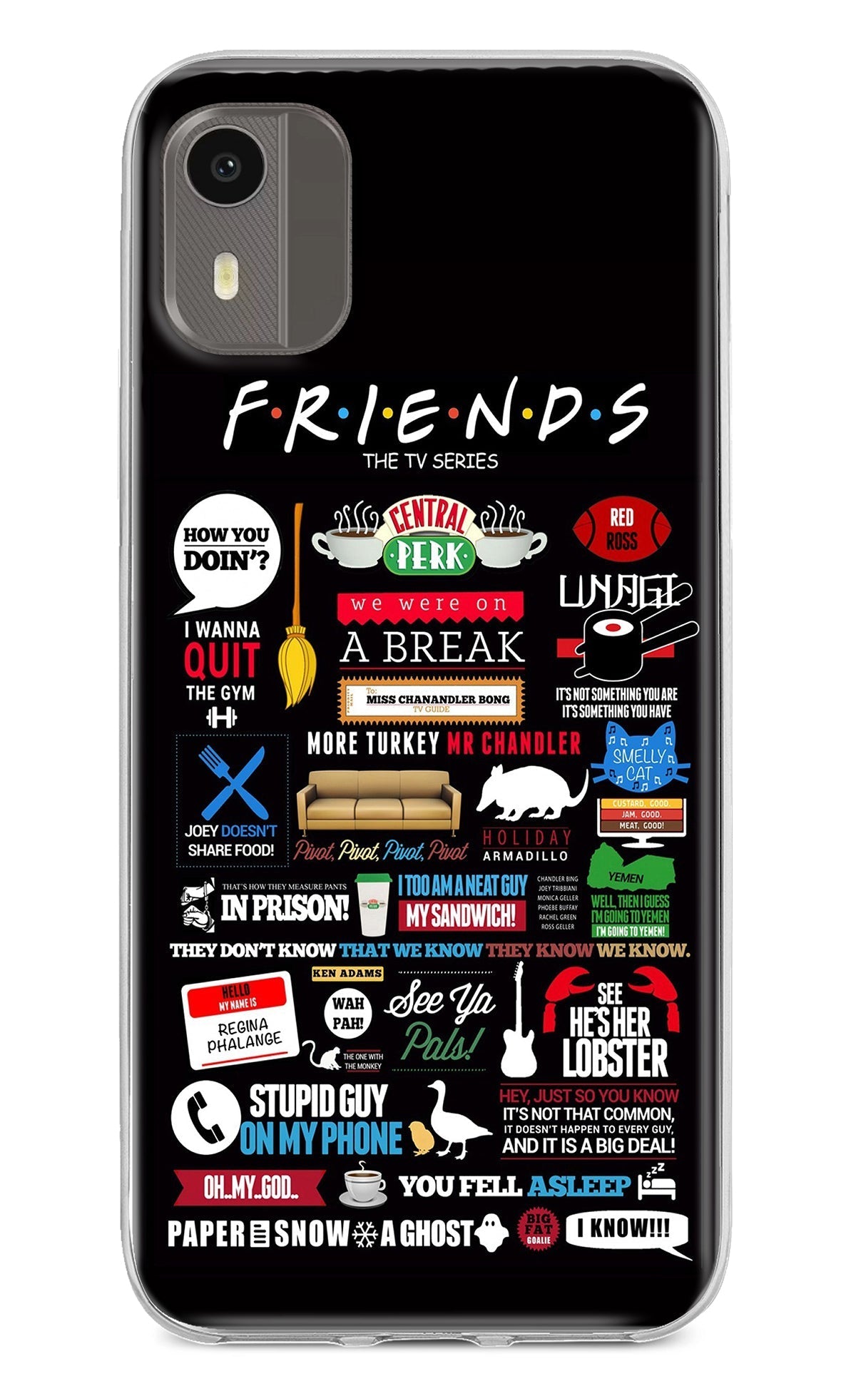 FRIENDS Case for Nokia C12/C12 Pro