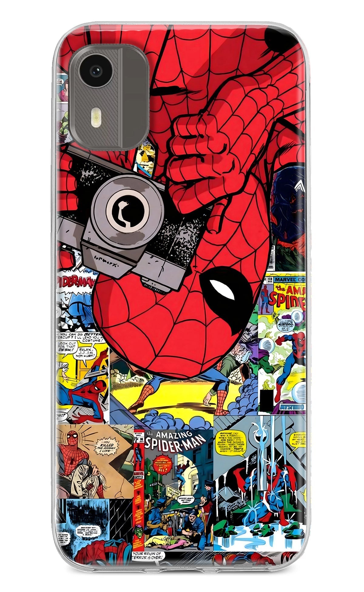 Spider Man Case for Nokia C12/C12 Pro