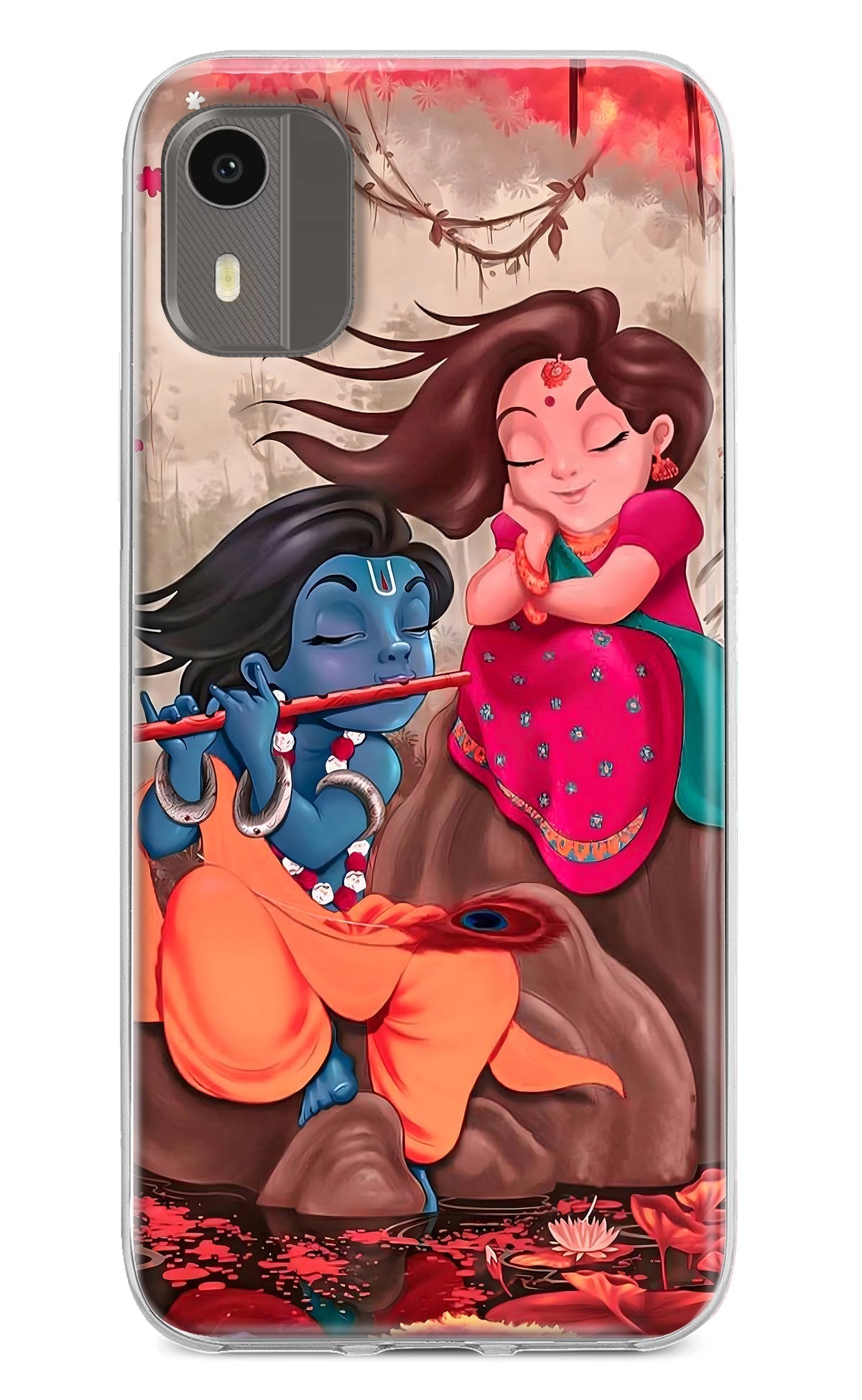 Radhe Krishna Case for Nokia C12/C12 Pro