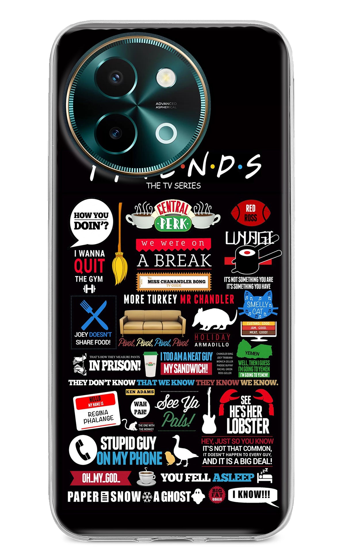 FRIENDS Case for Vivo Y58 5G