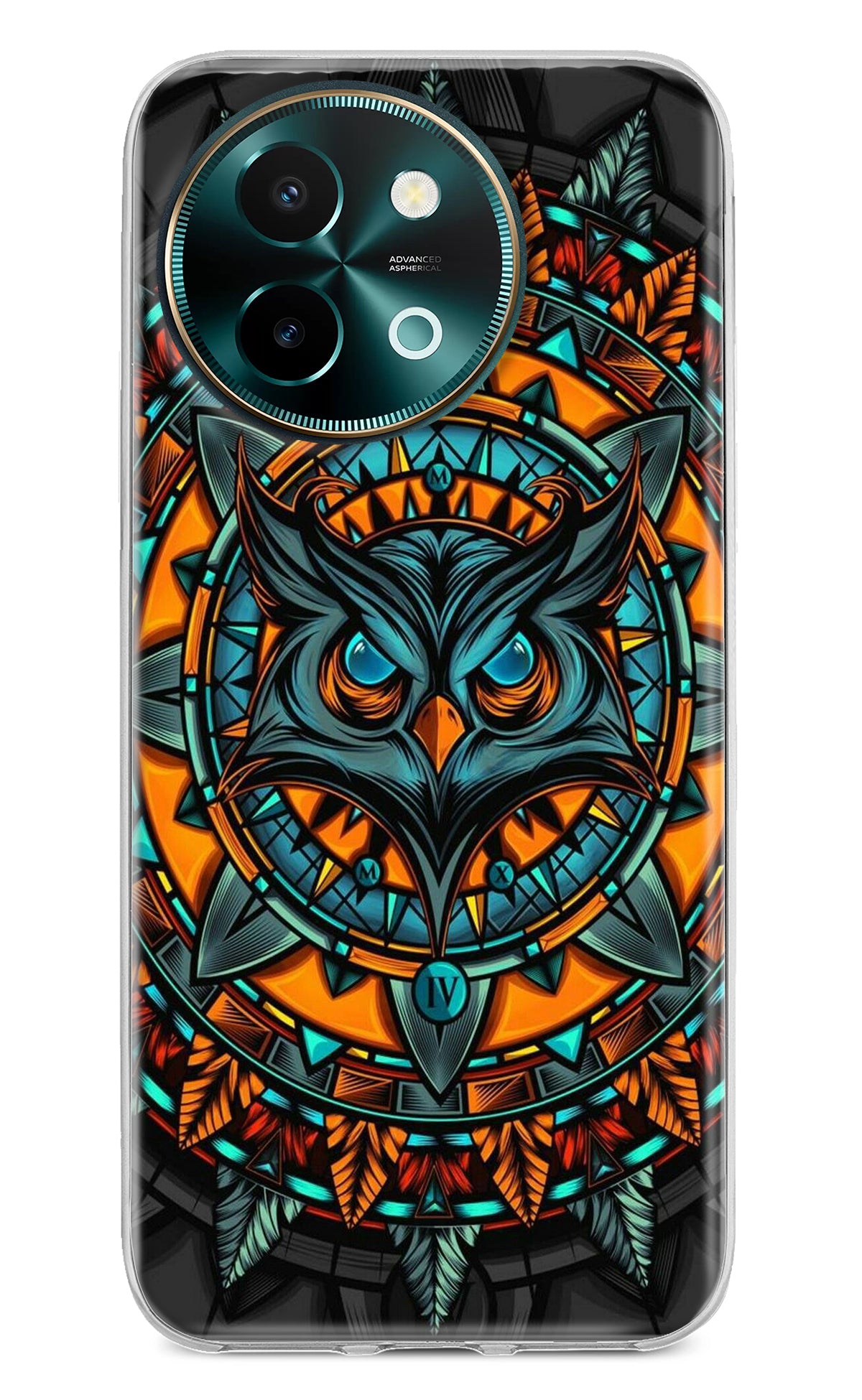 Angry Owl Art Case for Vivo Y58 5G