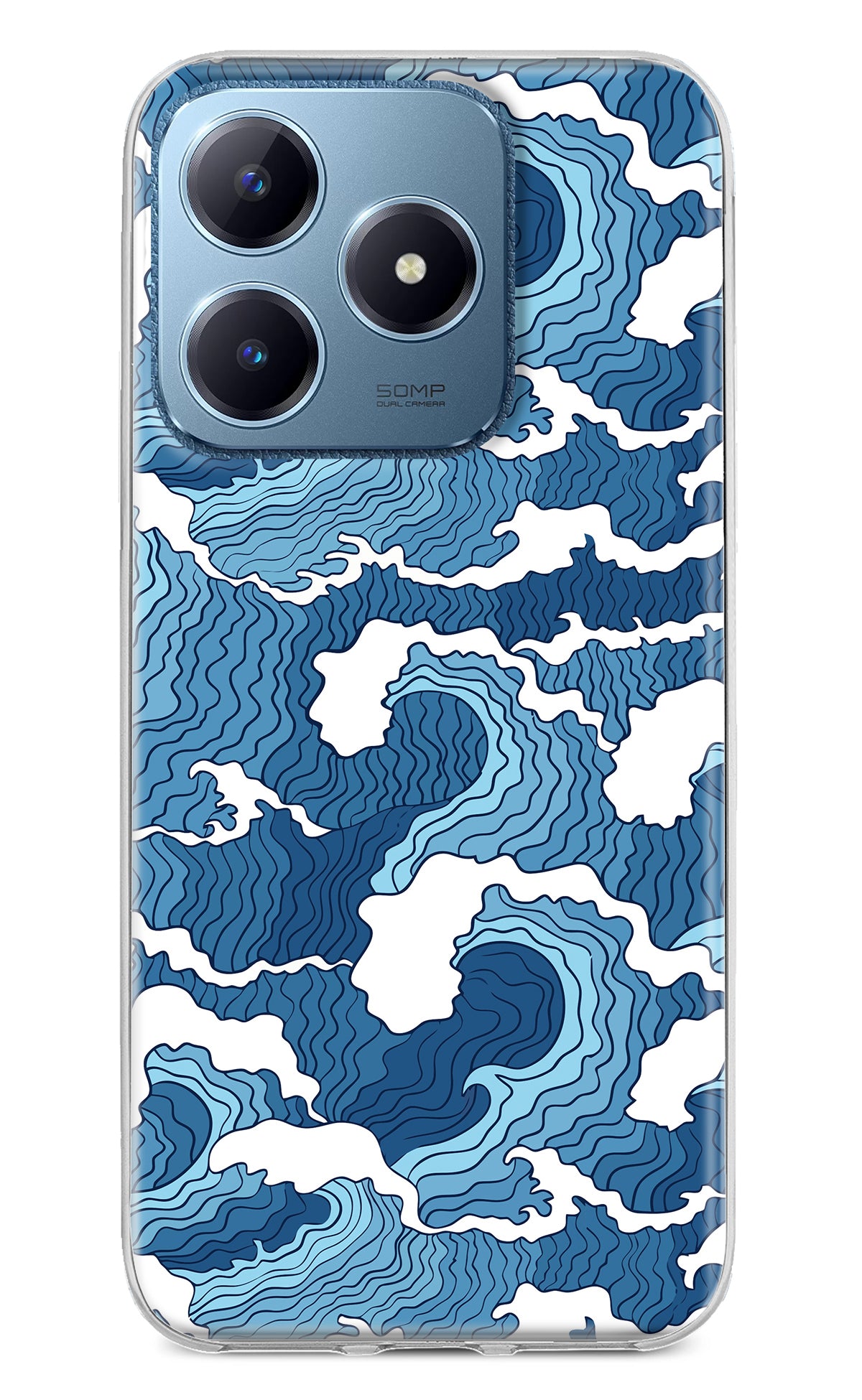 Blue Waves Case for Realme C63