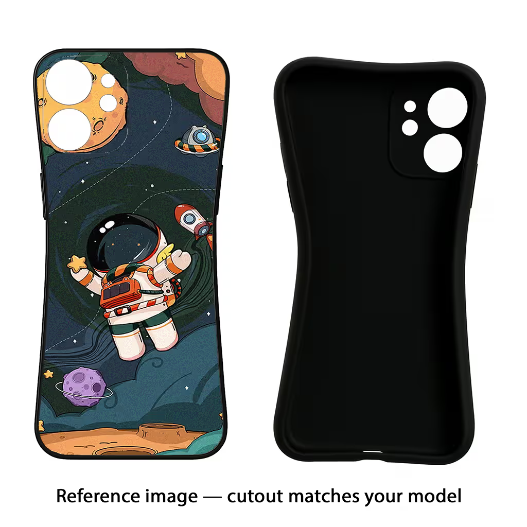 Cartoon Astronaut Case for Vivo Y29 5G by Casekaro