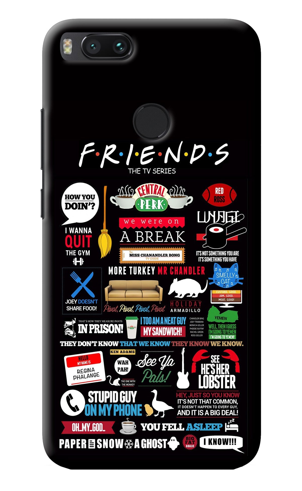 FRIENDS Mi A1 Back Cover