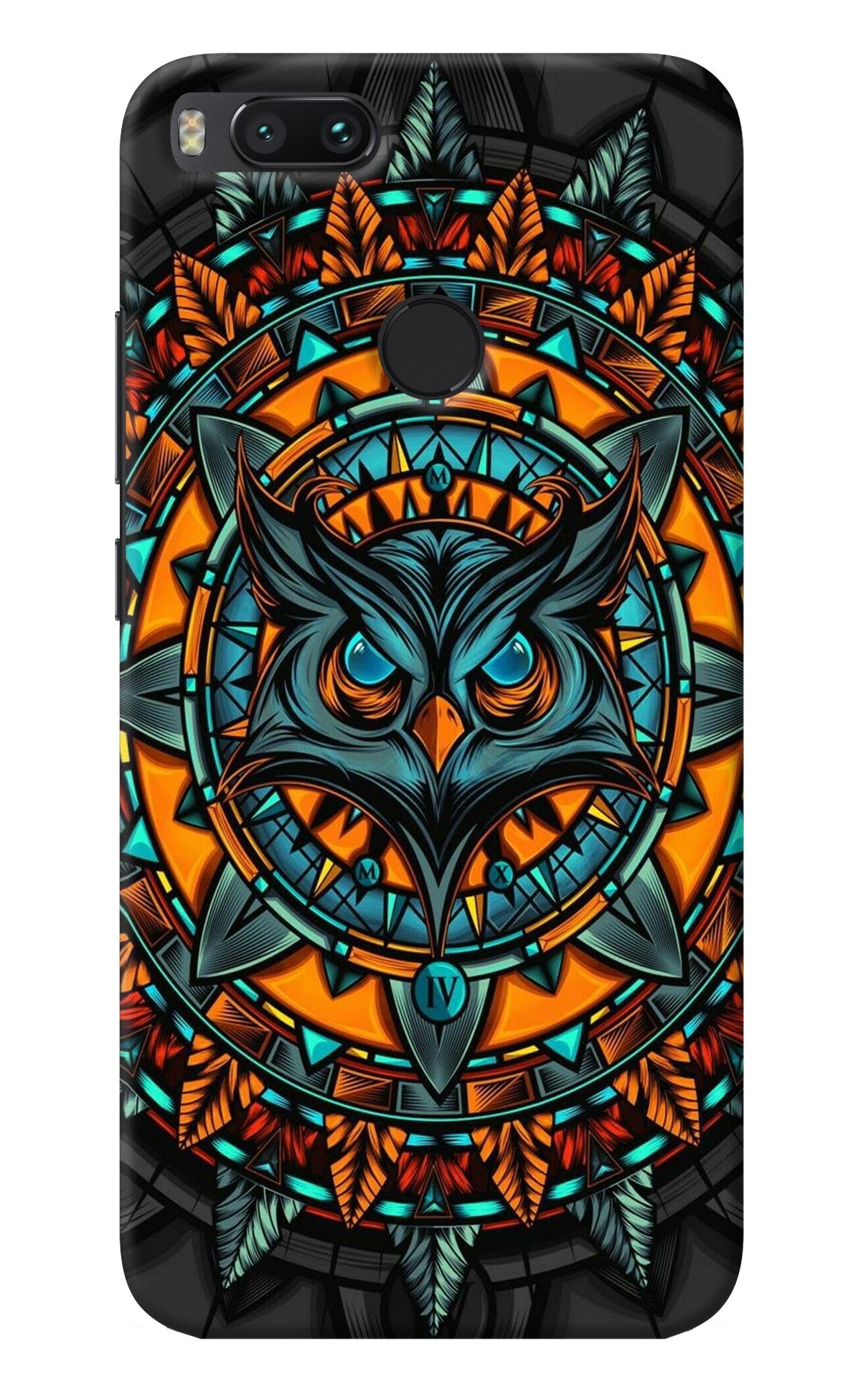 Angry Owl Art Mi A1 Back Cover