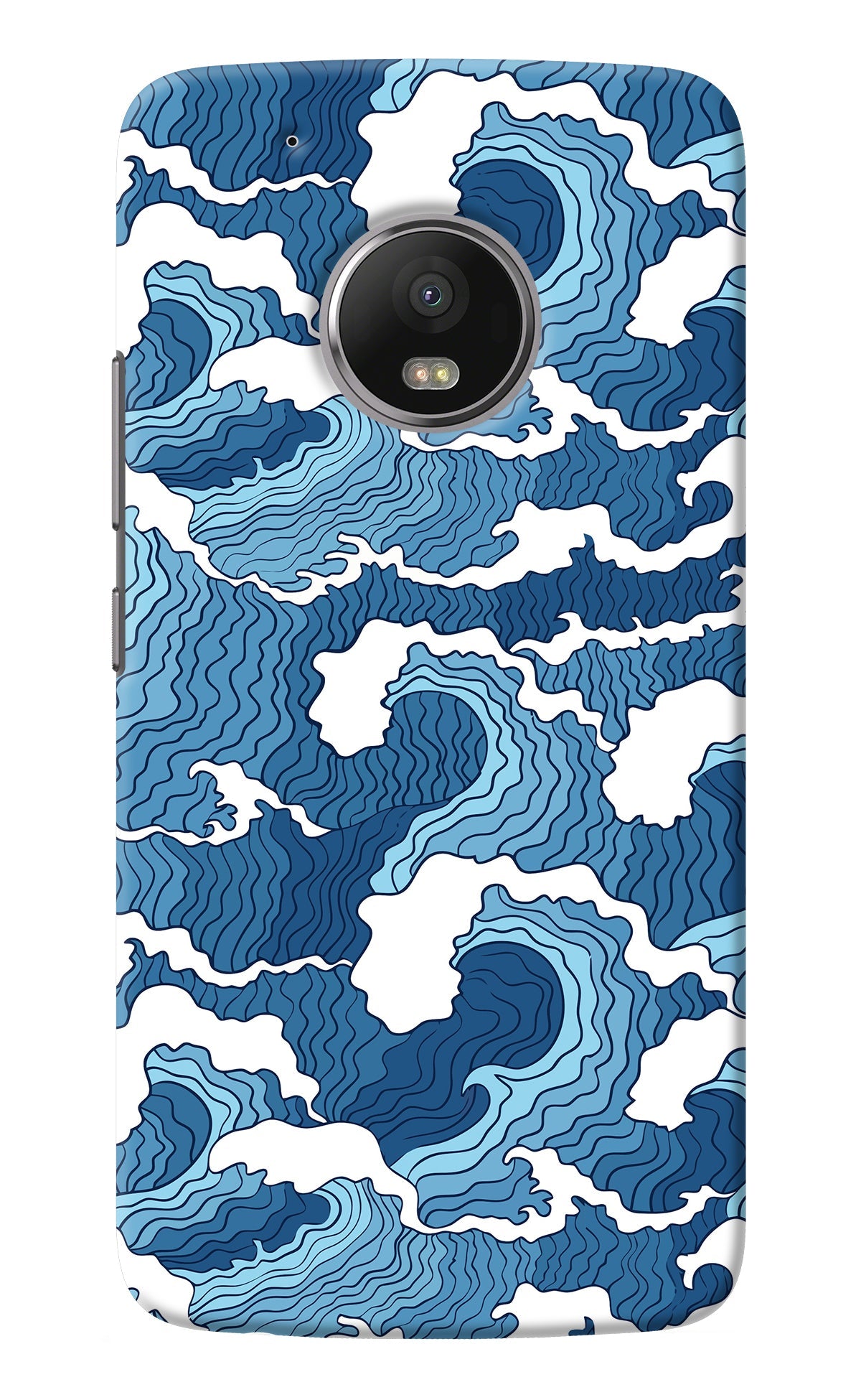Blue Waves Moto G5 plus Back Cover
