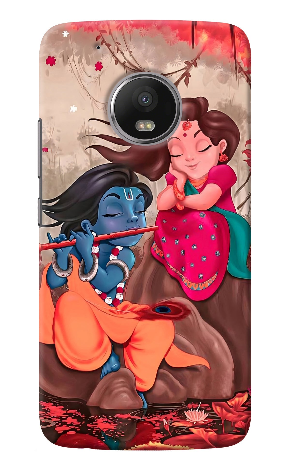 Radhe Krishna Moto G5 plus Back Cover