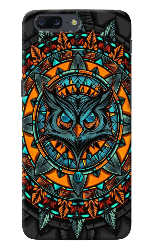 Angry Owl Art Oneplus 5 Back Cover