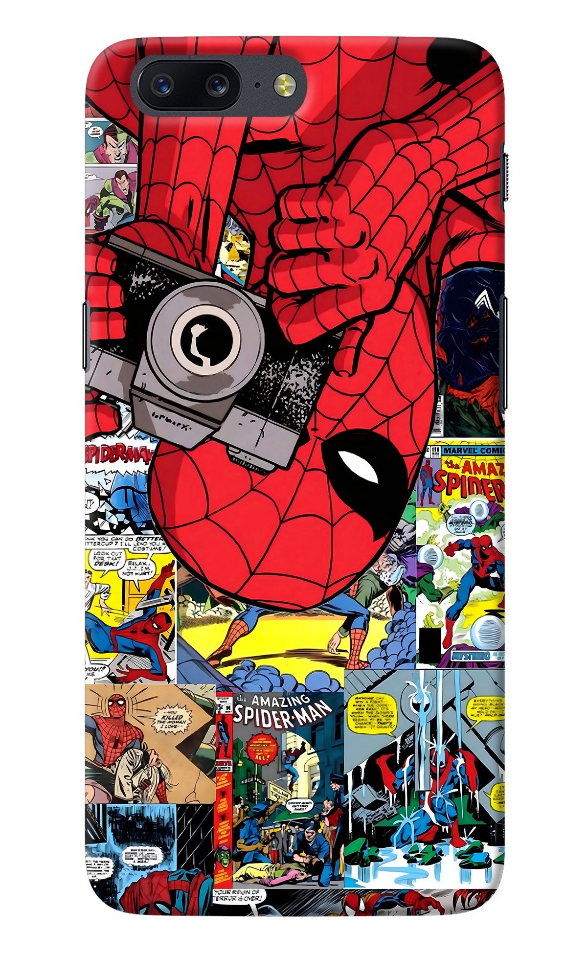 Spider Man Oneplus 5 Back Cover