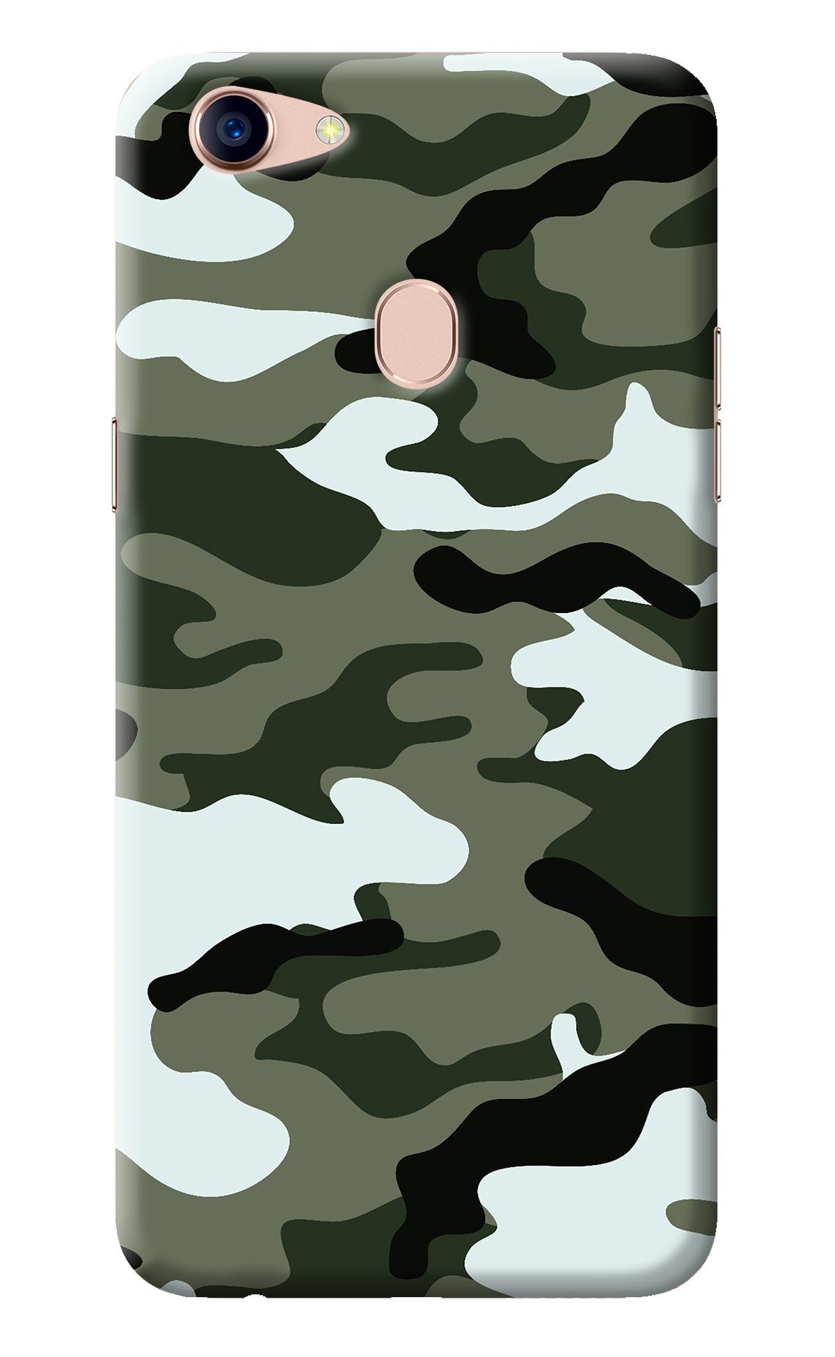 Camouflage Oppo F5 Back Cover