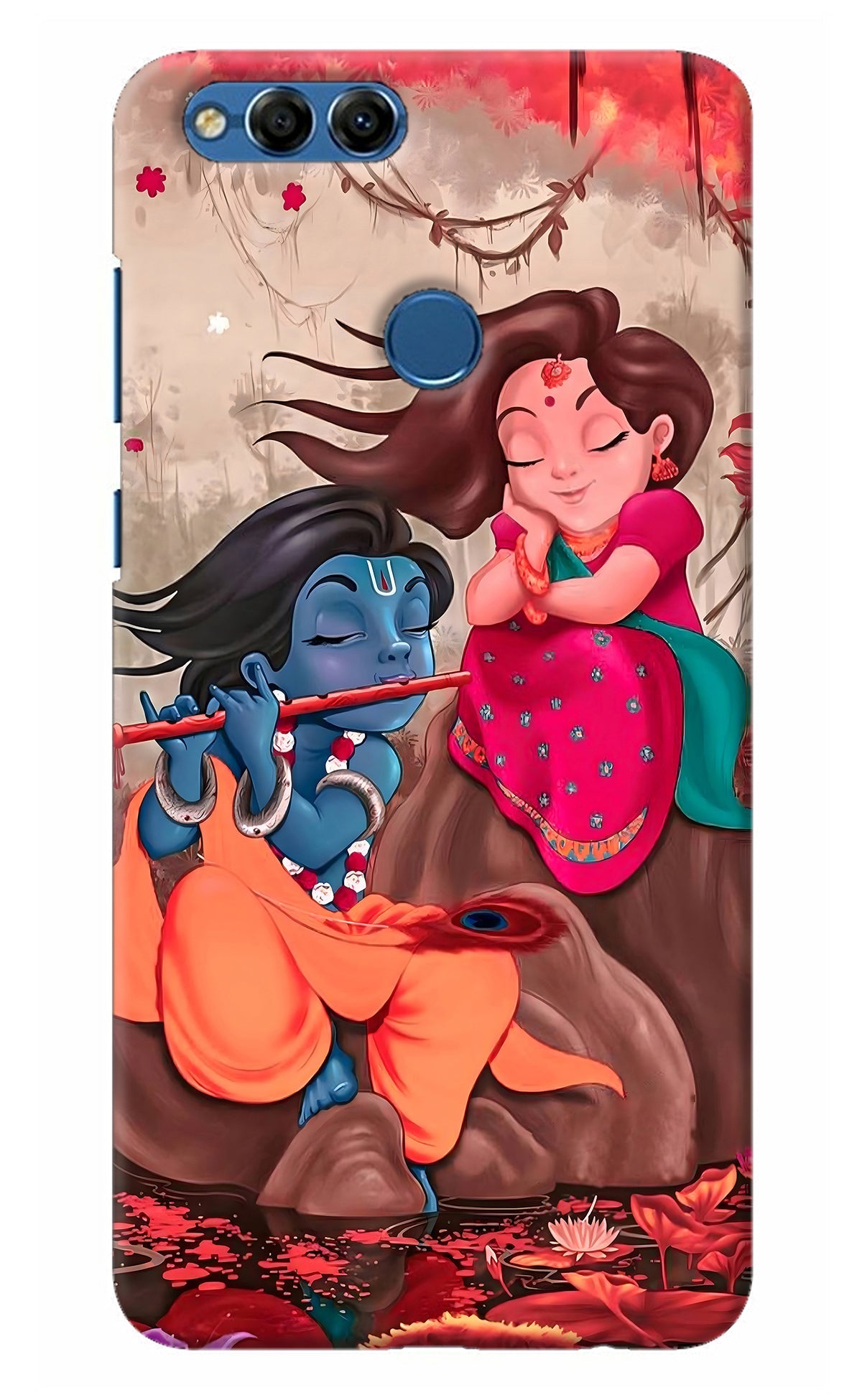 Radhe Krishna Honor 7X Back Cover
