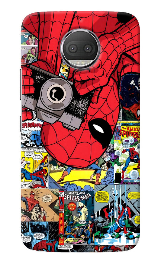 Spider Man Moto G5S plus Back Cover