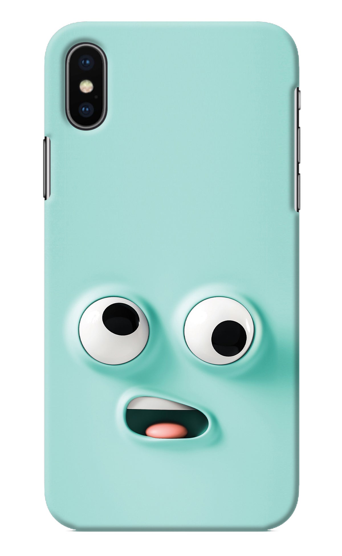 Funny Cartoon iPhone X Back Cover