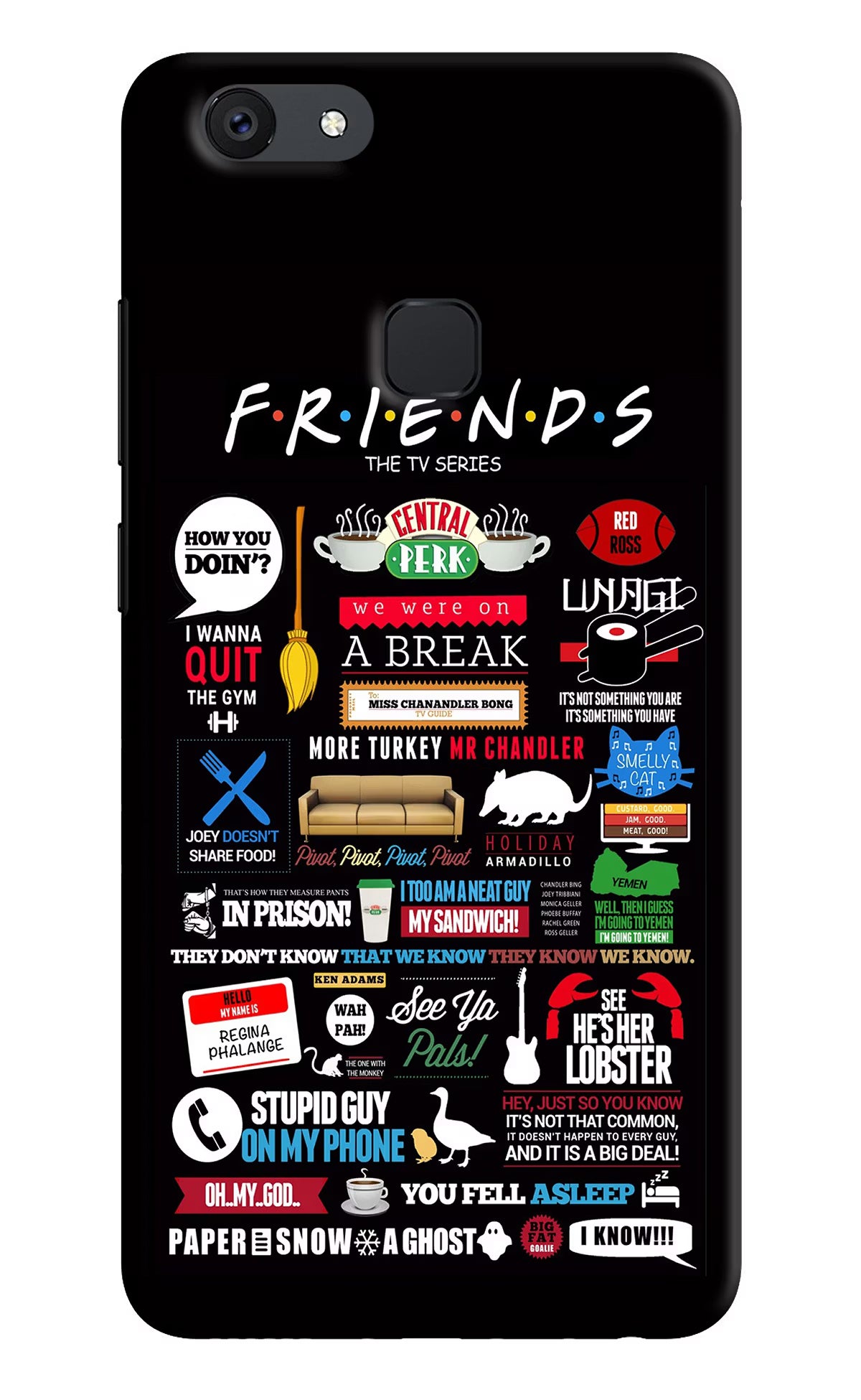 FRIENDS Case for Vivo V7 by Casekaro