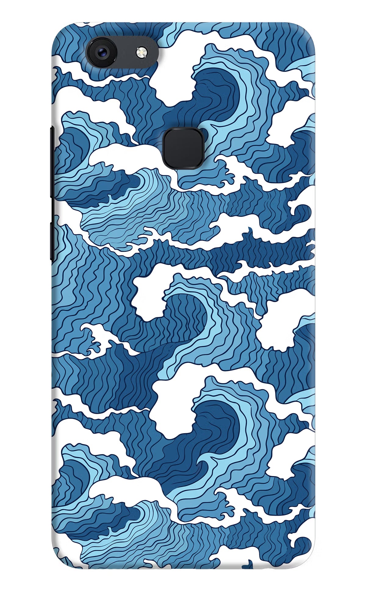 Blue Waves Case for Vivo V7 by Casekaro