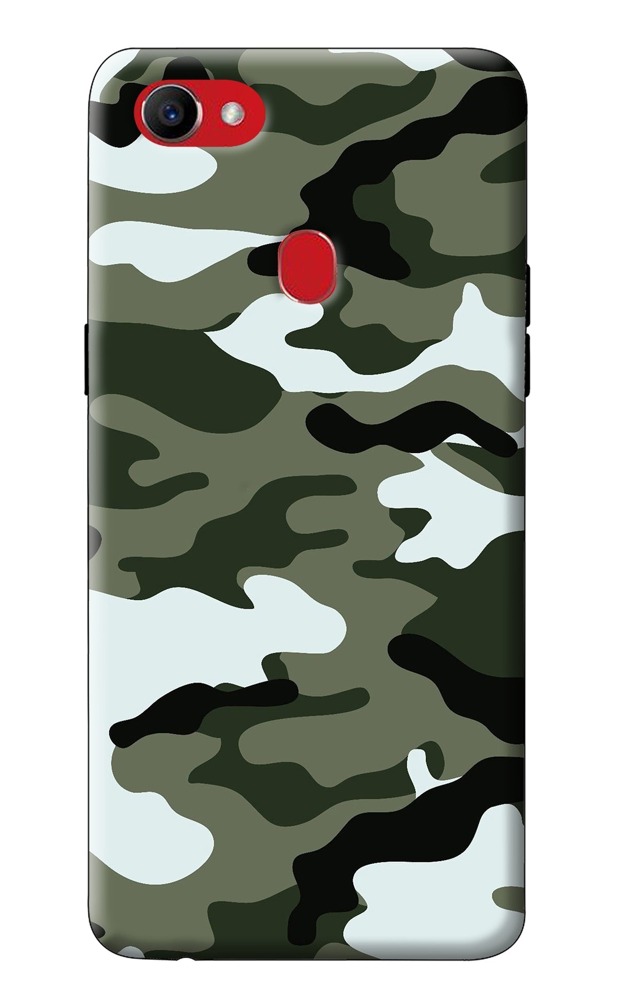 Camouflage Oppo F7 Back Cover