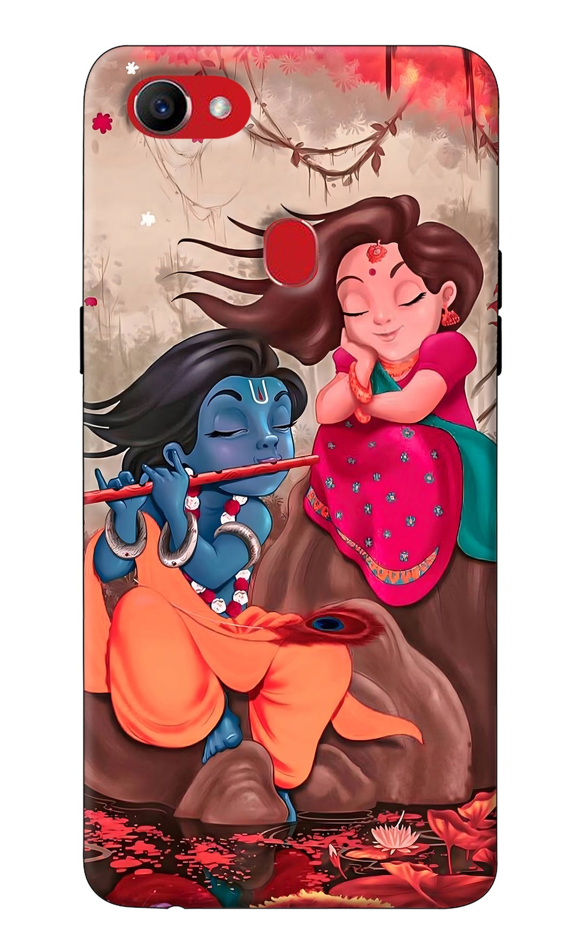 Radhe Krishna Oppo F7 Back Cover