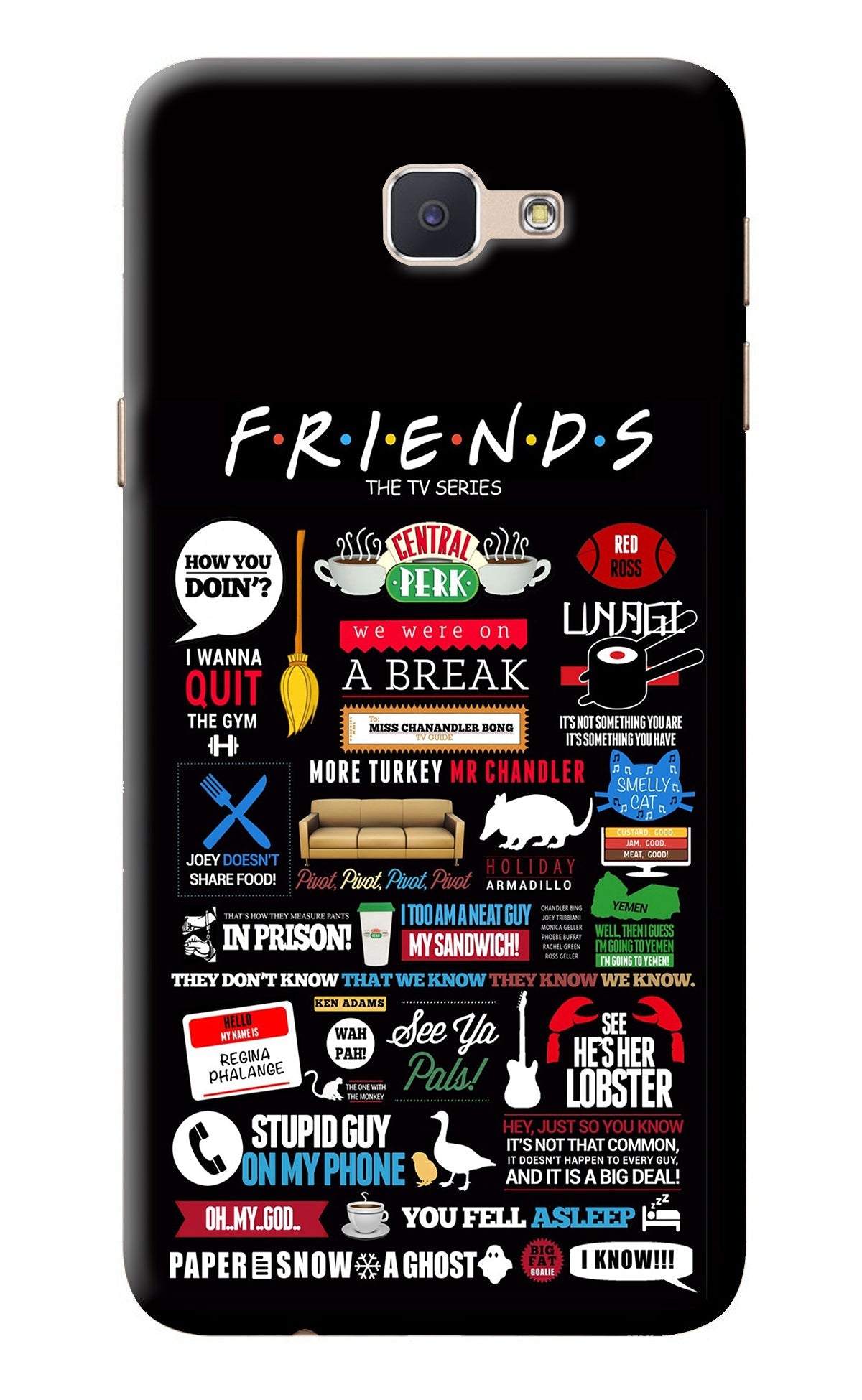 FRIENDS Samsung J7 Prime Back Cover