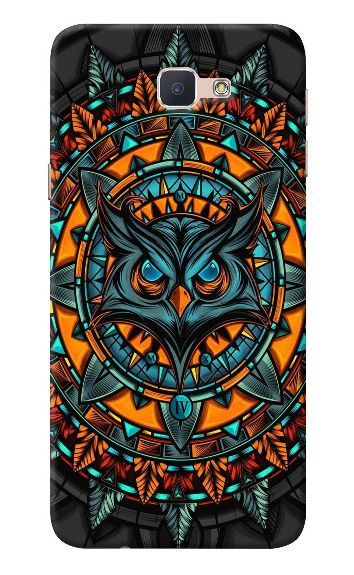 Angry Owl Art Samsung J7 Prime Back Cover