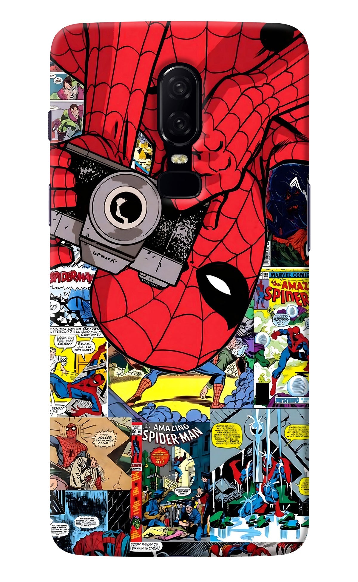 Spider Man Oneplus 6 Back Cover