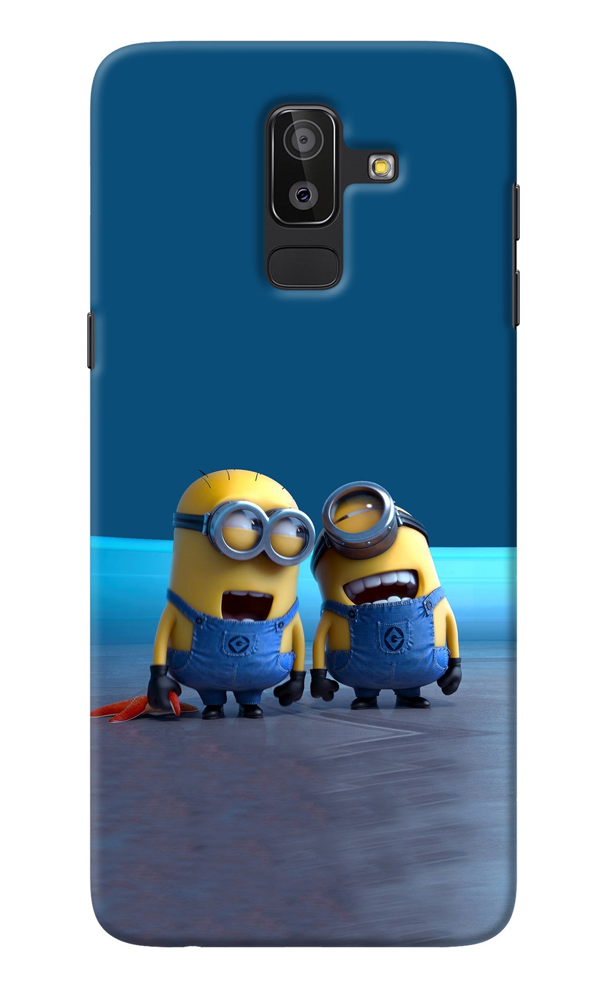 Minion Laughing Samsung J8 Back Cover