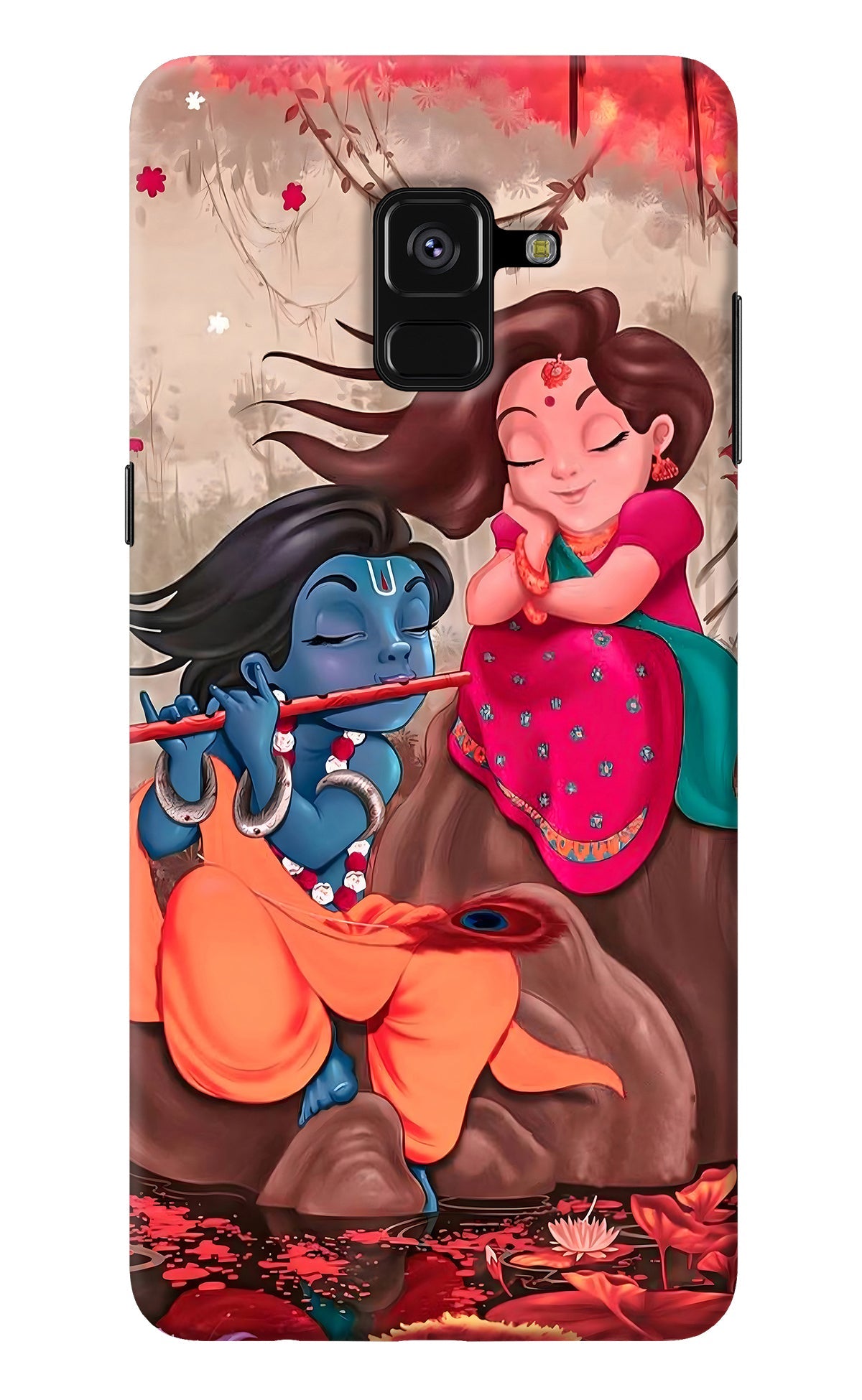 Radhe Krishna Samsung A8 plus Back Cover