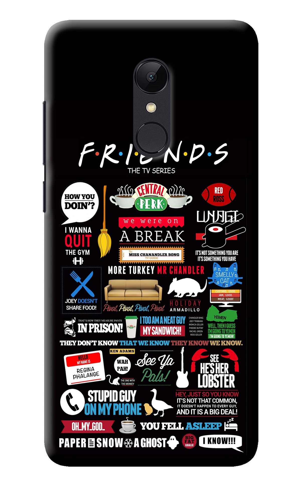 FRIENDS Redmi 5 Back Cover