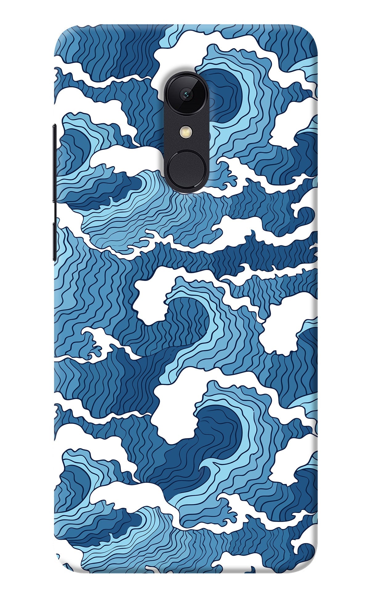 Blue Waves Redmi 5 Back Cover