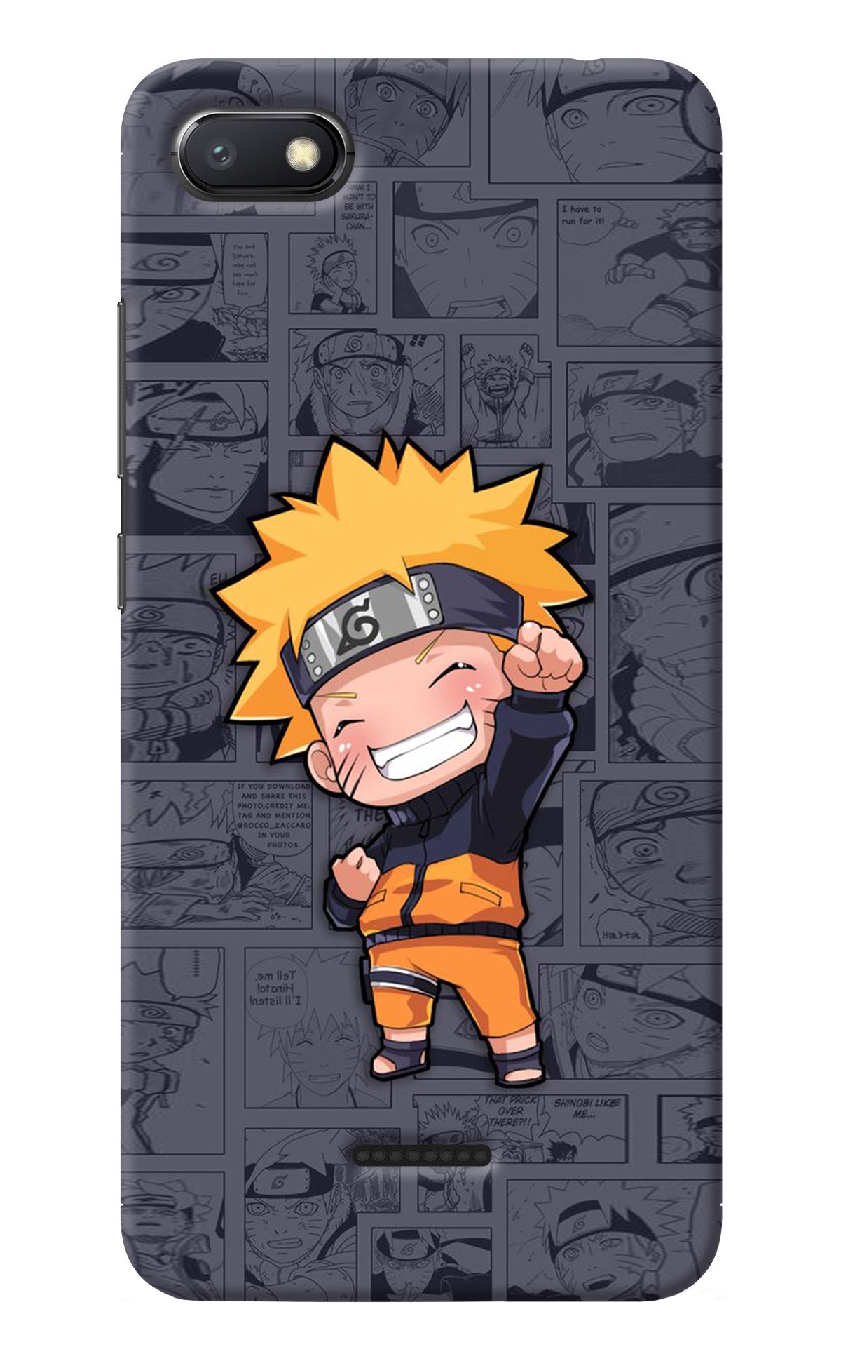 Chota Naruto Redmi 6A Back Cover