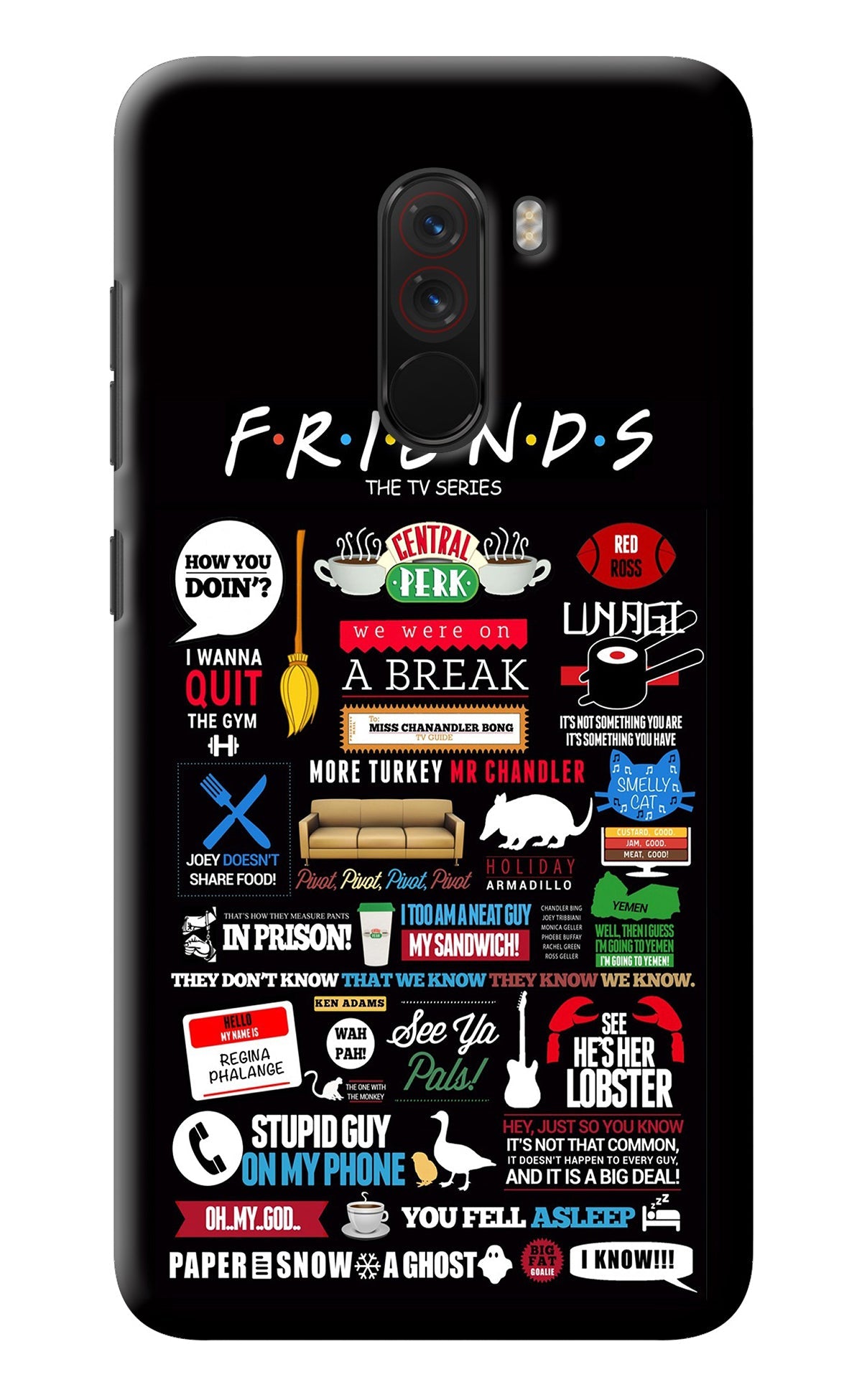 FRIENDS Poco F1 Back Cover