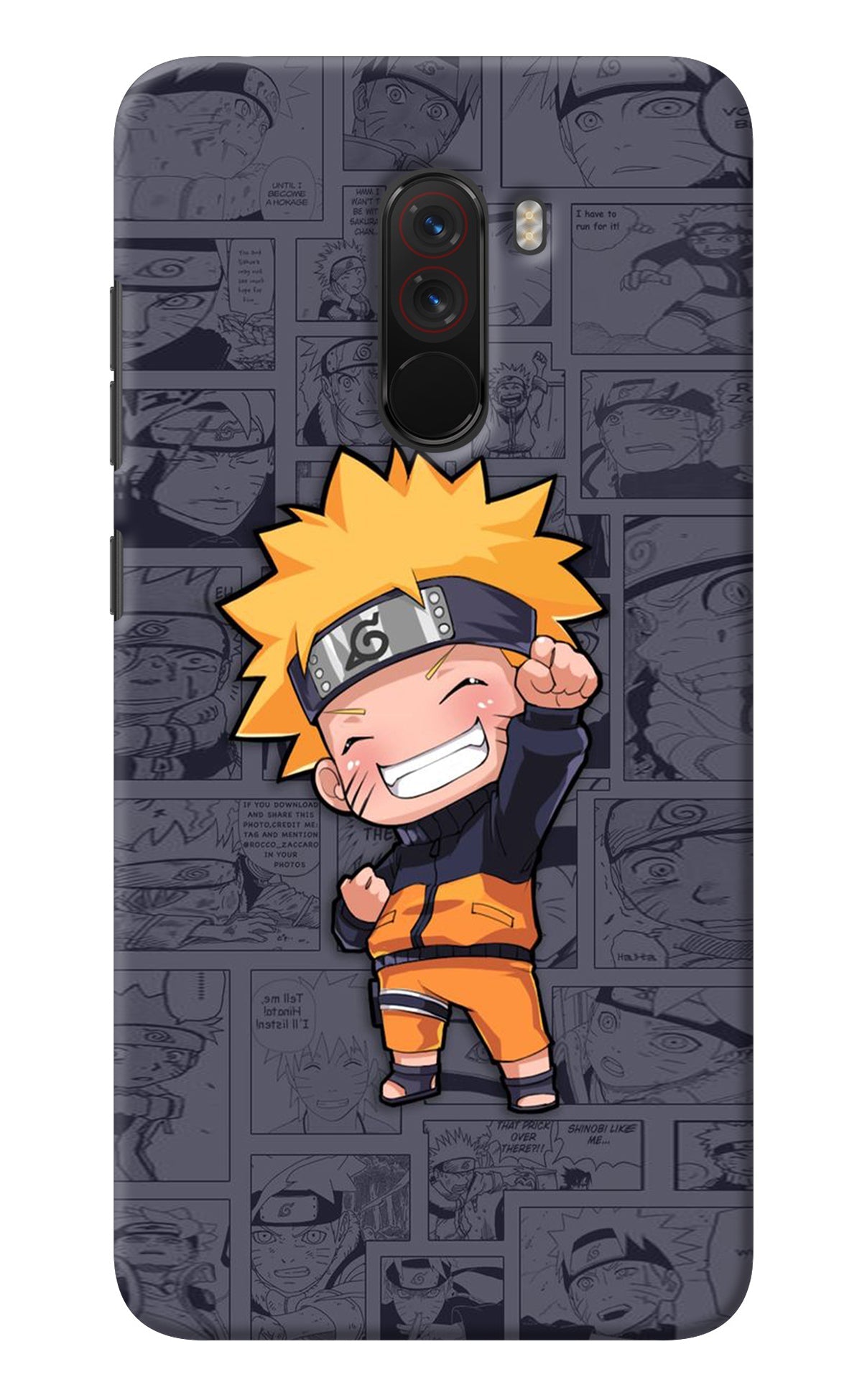 Chota Naruto Poco F1 Back Cover