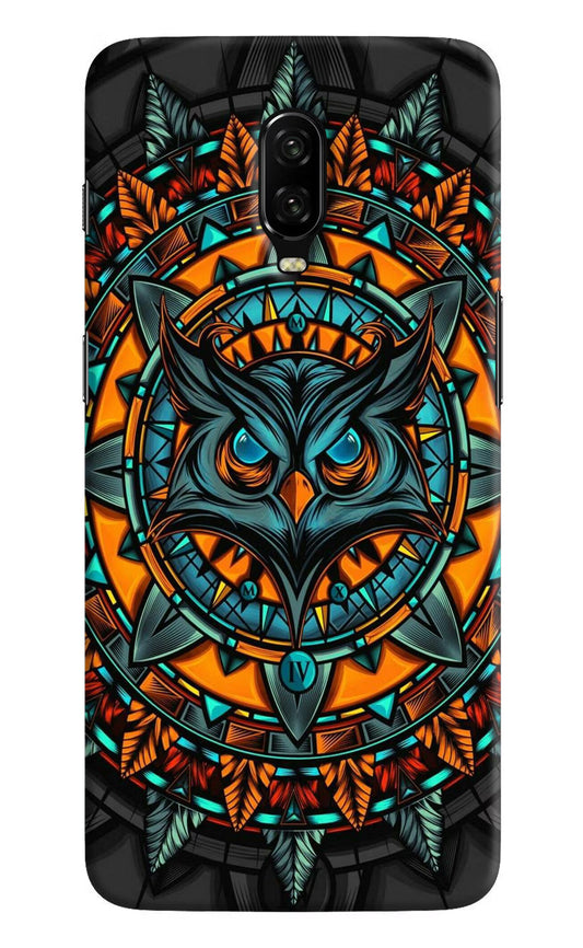 Angry Owl Art Case for Oneplus 6T by Casekaro