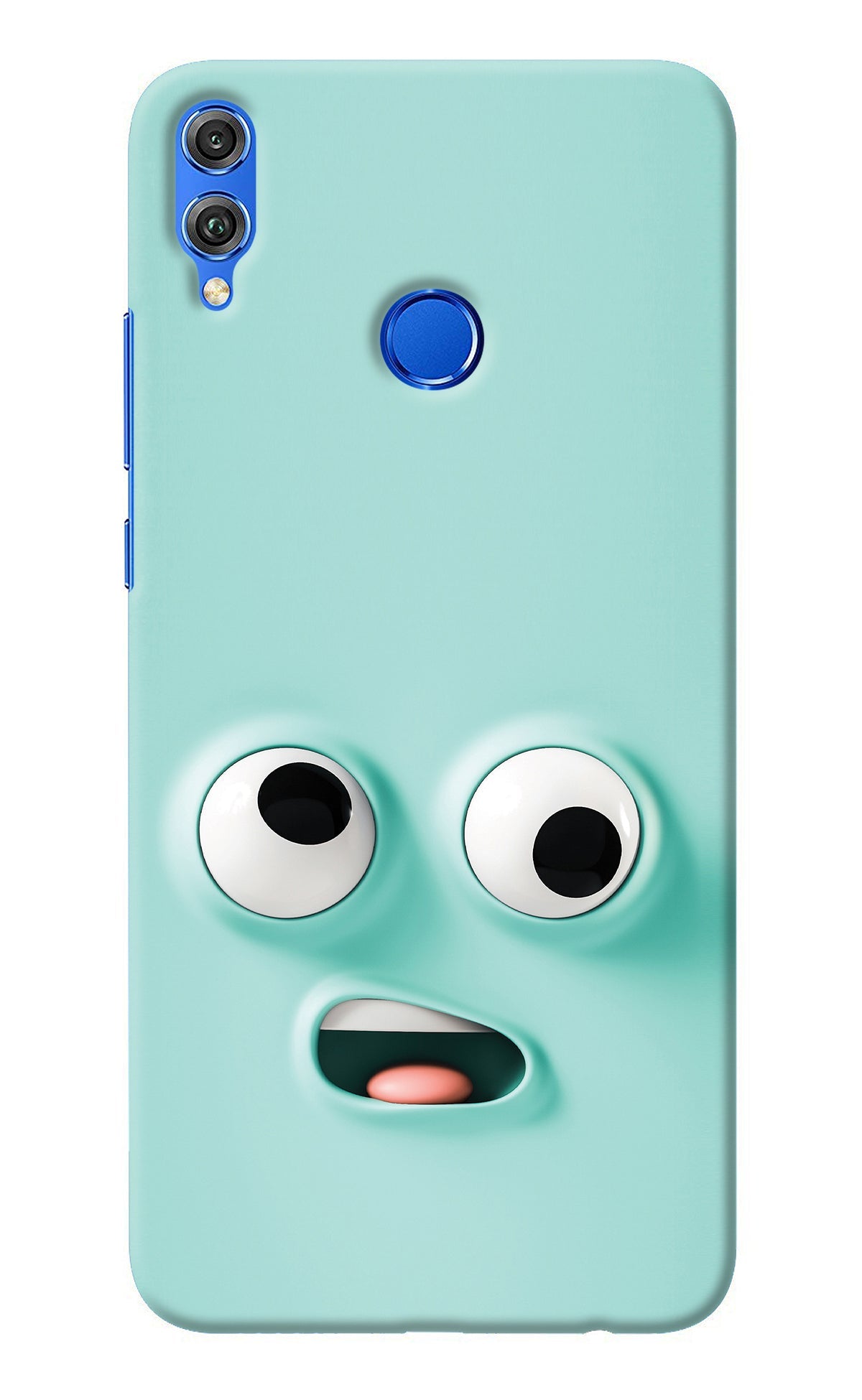 Funny Cartoon Honor 8X Back Cover