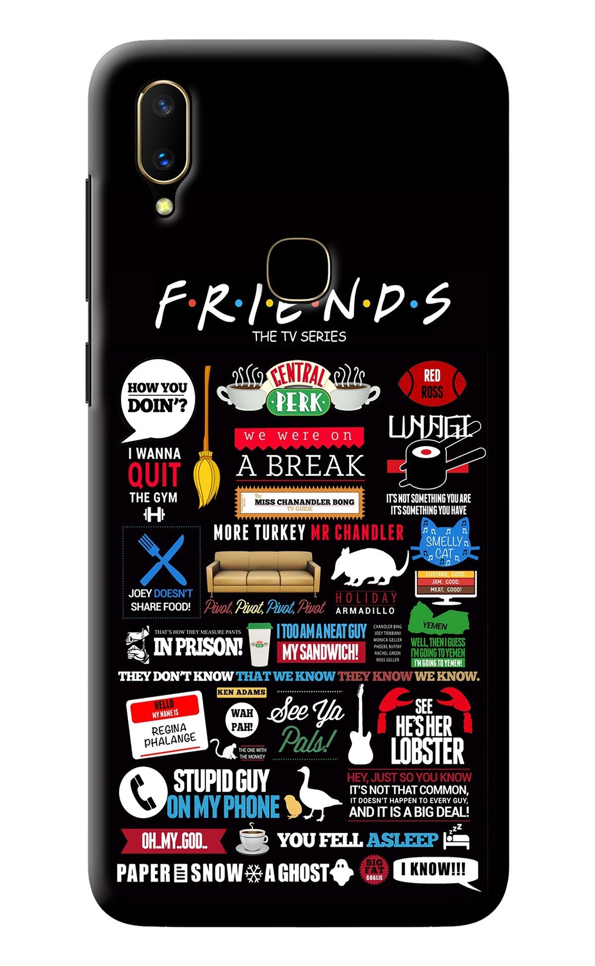 FRIENDS Vivo V11 Back Cover