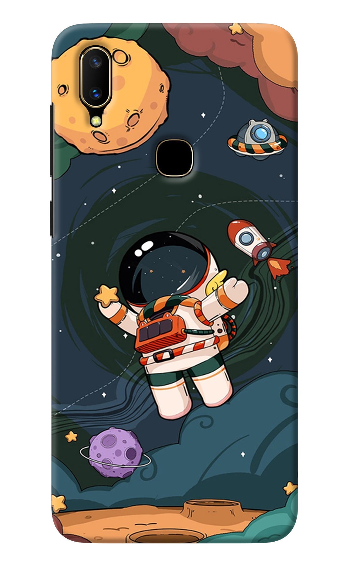 Cartoon Astronaut Vivo V11 Back Cover