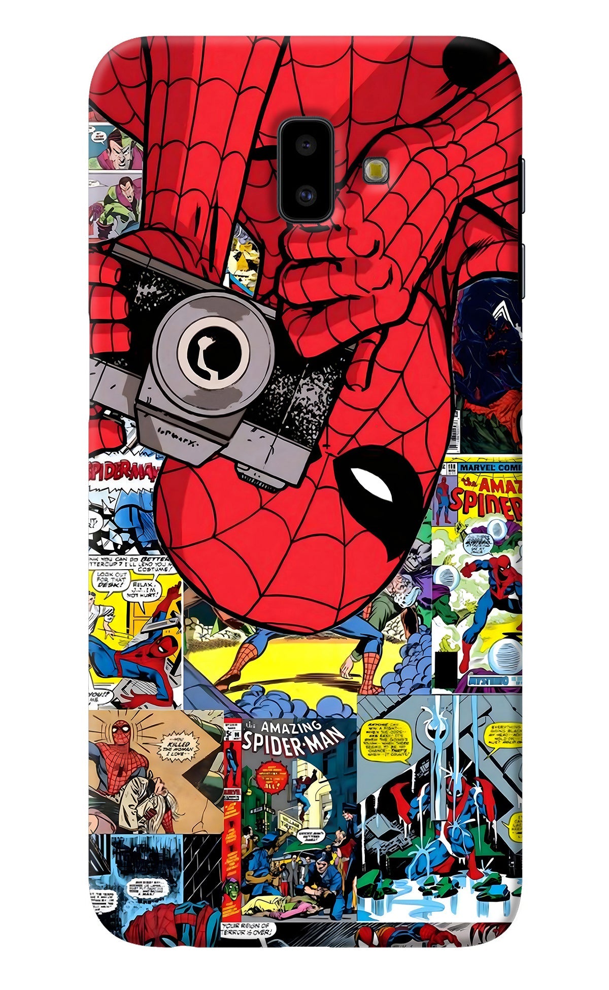 Spider Man Samsung J6 plus Back Cover