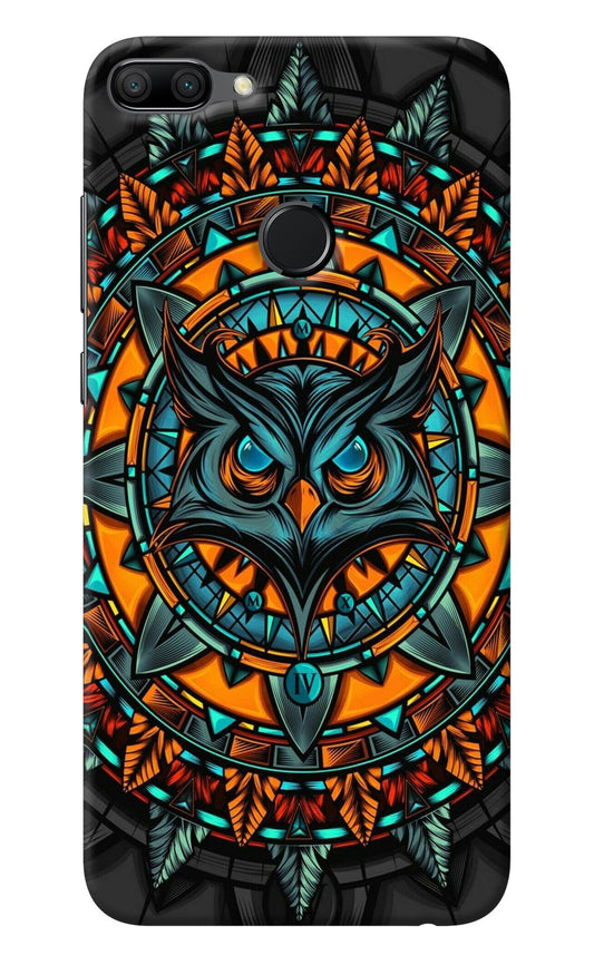 Angry Owl Art Honor 9N Back Cover