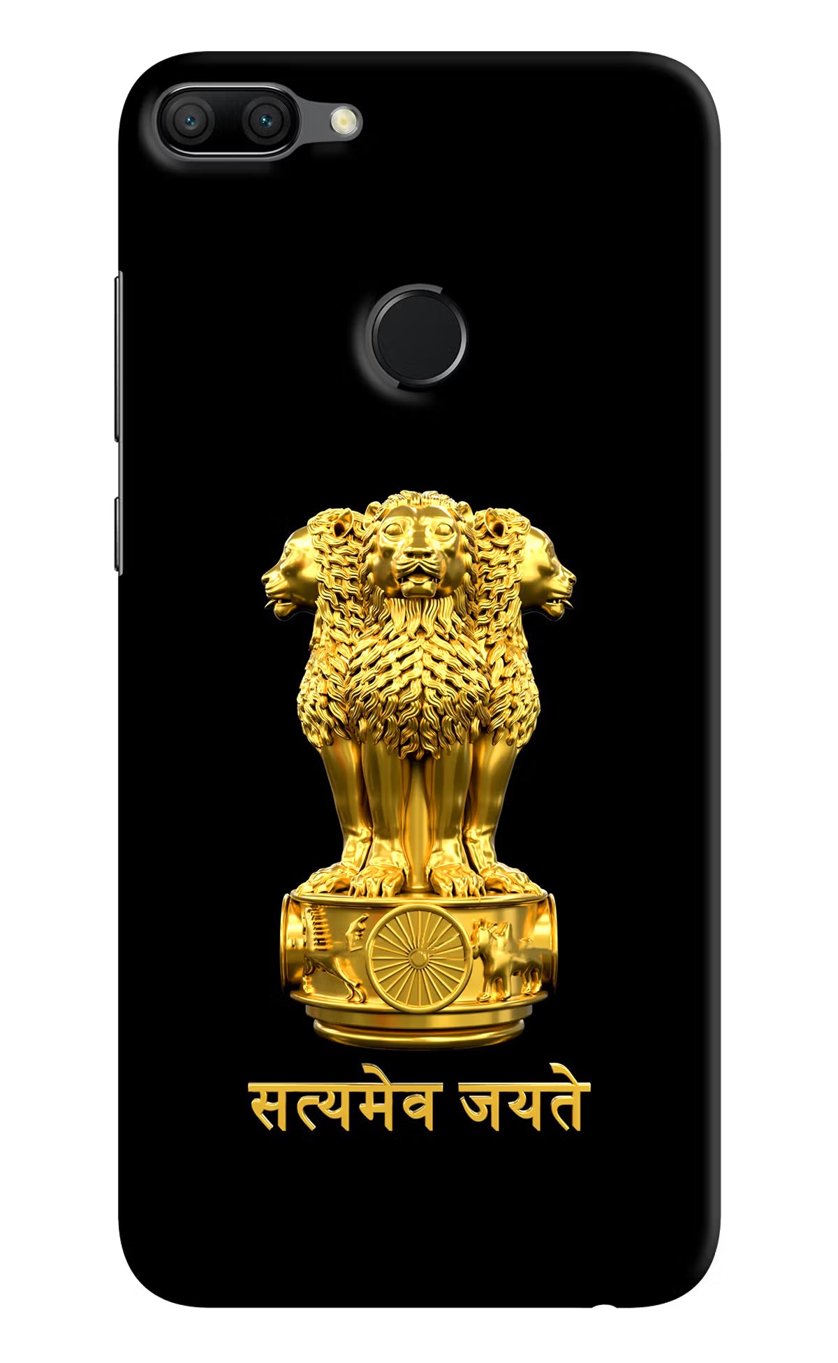 Satyamev Jayate Golden Case for Honor 9N by Casekaro