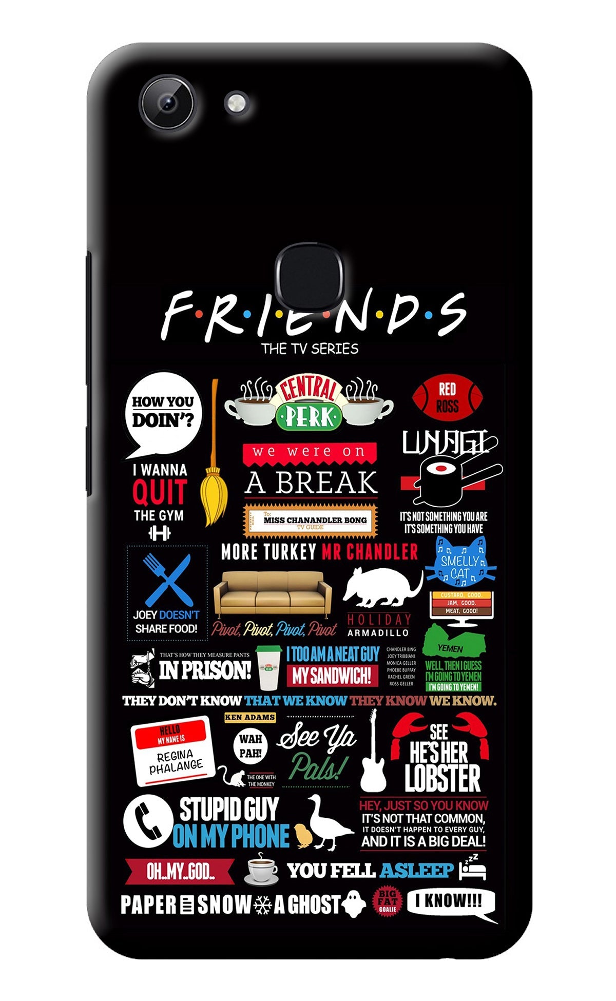 FRIENDS Vivo Y83 Back Cover