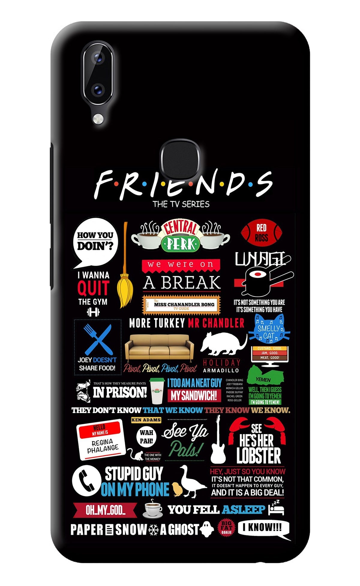 FRIENDS Vivo Y83 Pro Back Cover