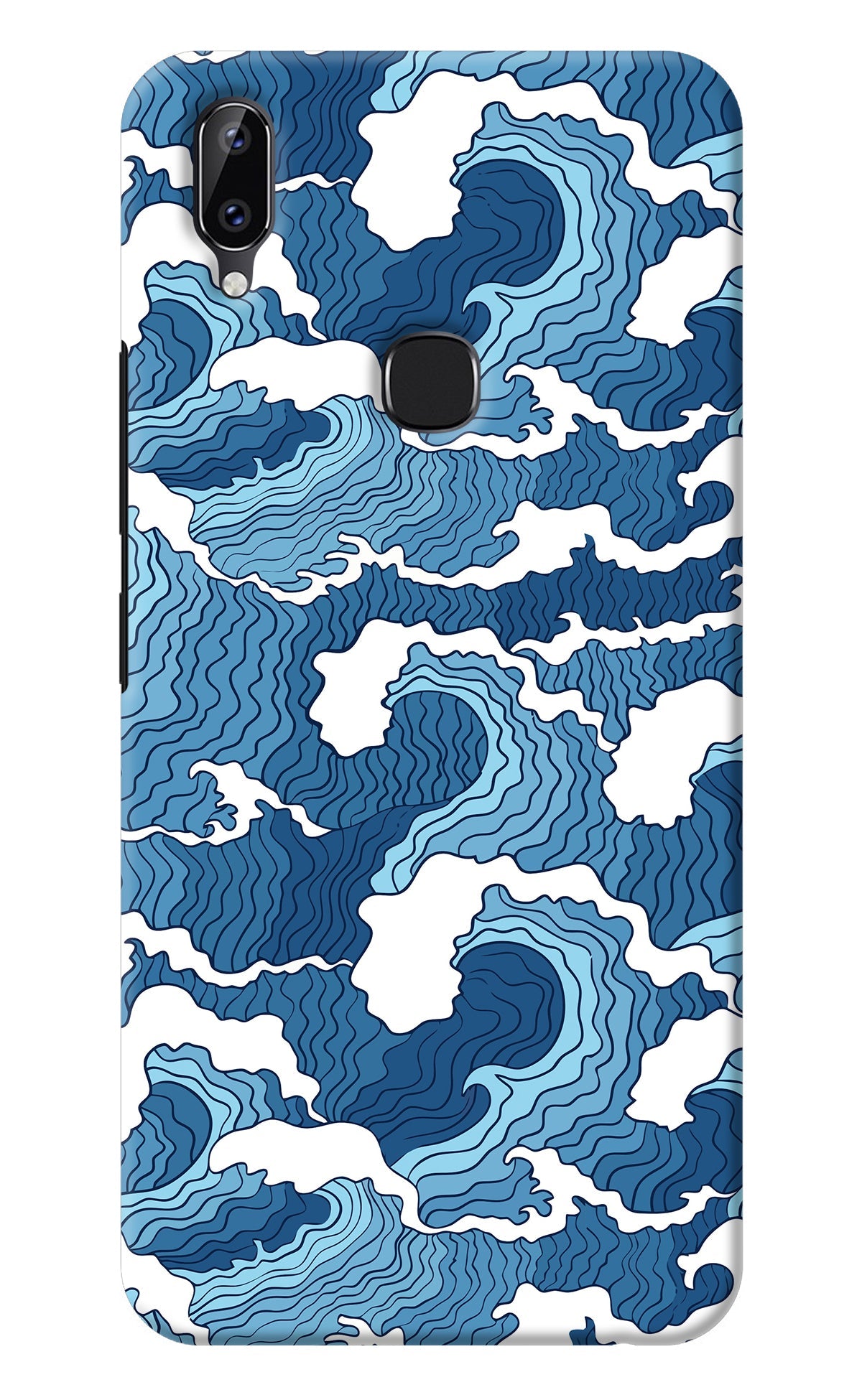 Blue Waves Vivo Y83 Pro Back Cover