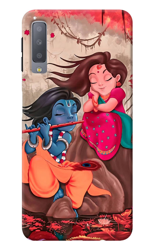 Radhe Krishna Samsung A7 Back Cover