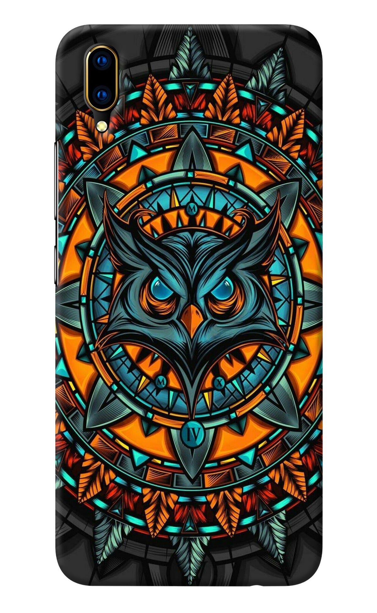 Angry Owl Art Vivo V11 Pro Back Cover