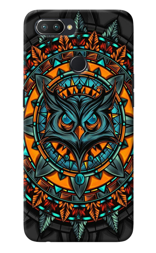 Angry Owl Art Realme U1 Back Cover