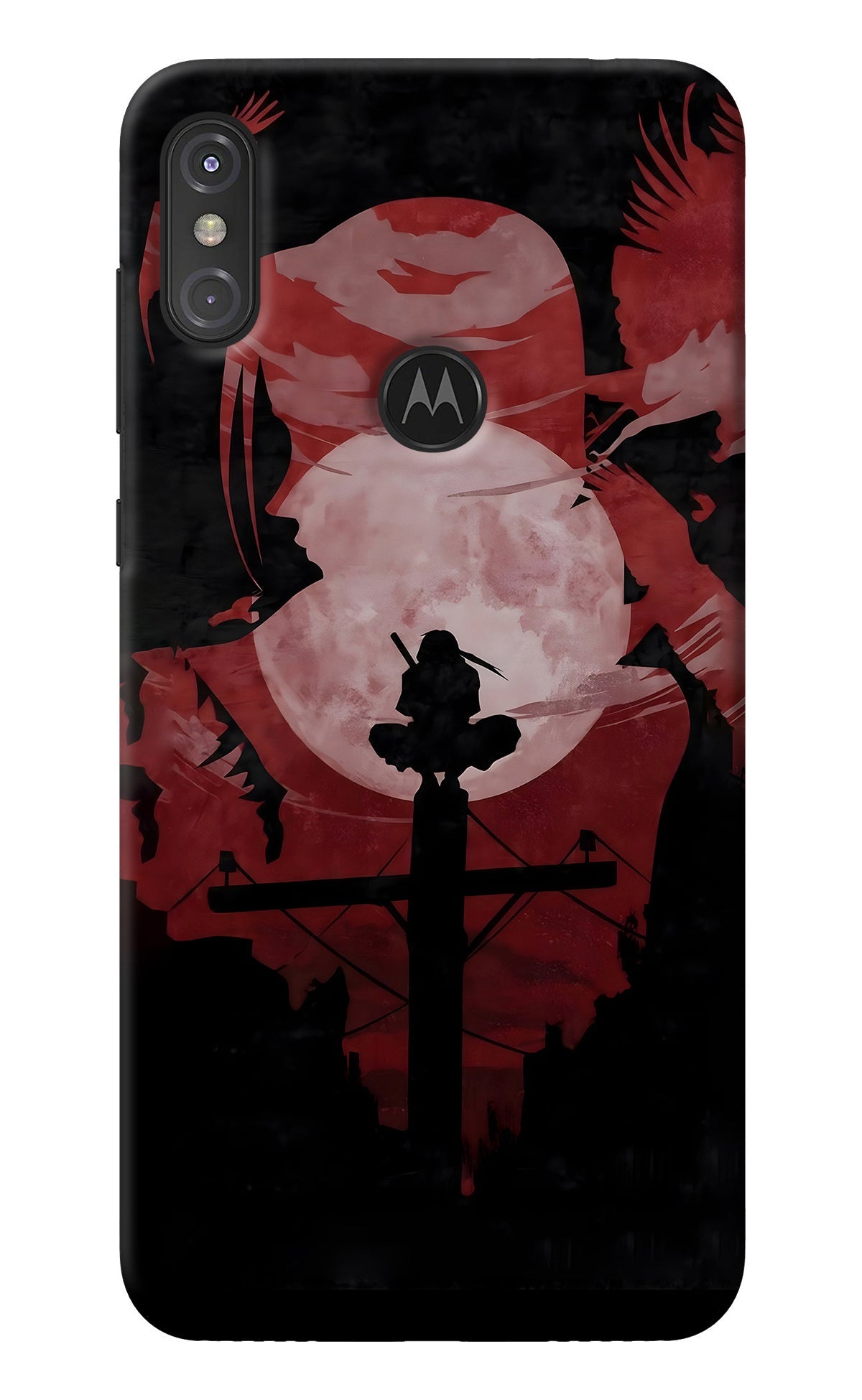 Naruto Anime Moto One Power Back Cover