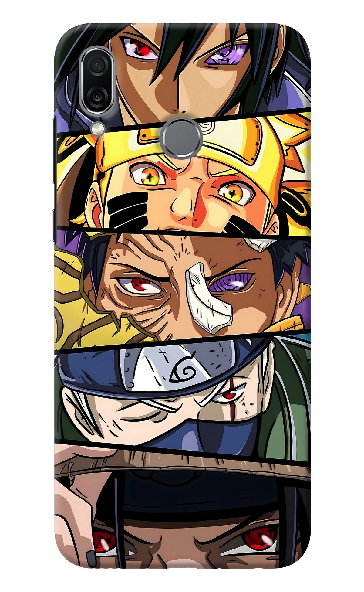 Naruto Character Honor Play Back Cover