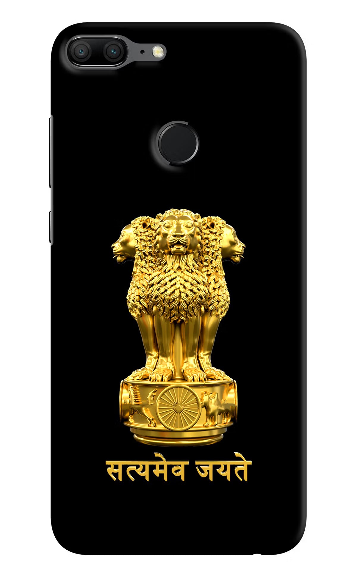 Satyamev Jayate Golden Case for Honor 9 Lite by Casekaro